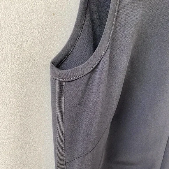 New D&G Dolce & Gabbana Black Sleeveless Velvet Trim Sheath Dress IT44/US8 - Picture 13 of 16